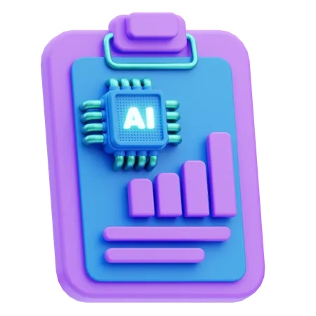 Ai Analysis  3D Icon