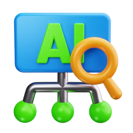 AI Analysis  3D Icon