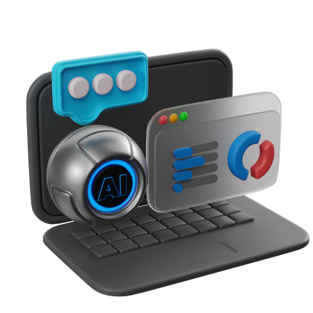 Ai Analysis  3D Icon