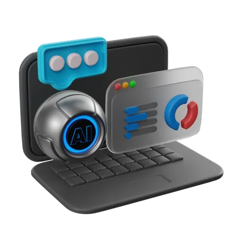Ai Analysis  3D Icon
