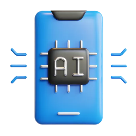 Ai App  3D Icon