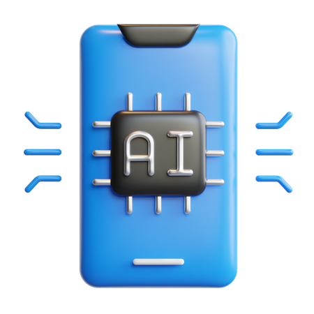 Ai App  3D Icon