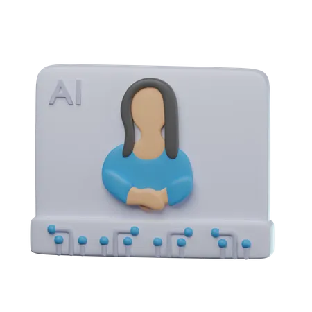Ai Art 3D Icon