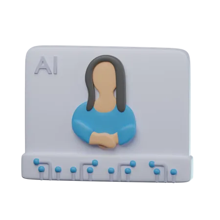 Ai art  3D Icon