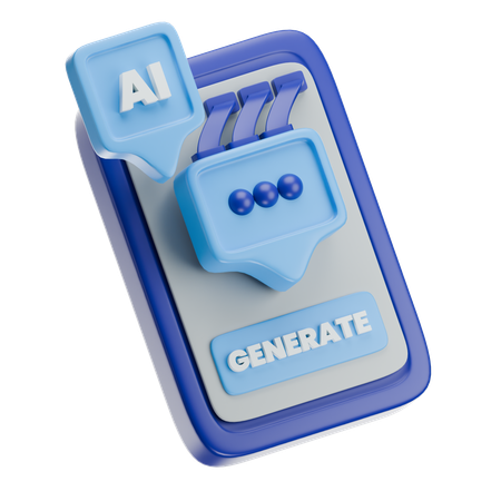 アシスタントがいる  3D Icon