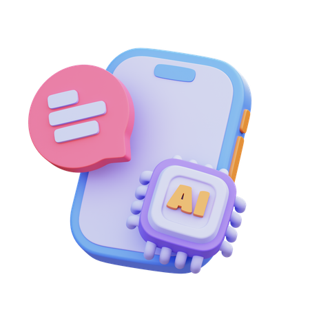 アシスタントがいる  3D Icon