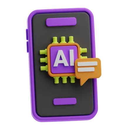 Ai Assistant  3D Icon