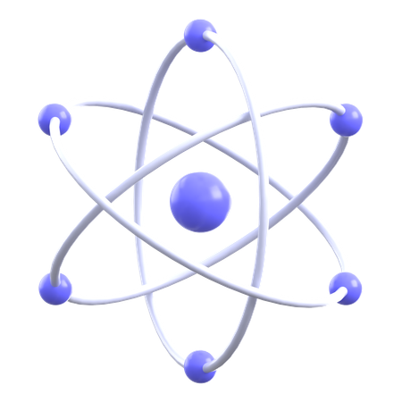 Ai átomo  3D Icon
