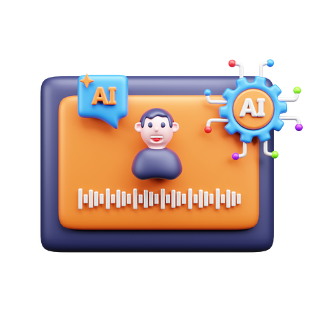 Ai Audio  3D Icon