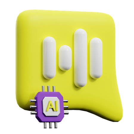 AI Audio  3D Icon