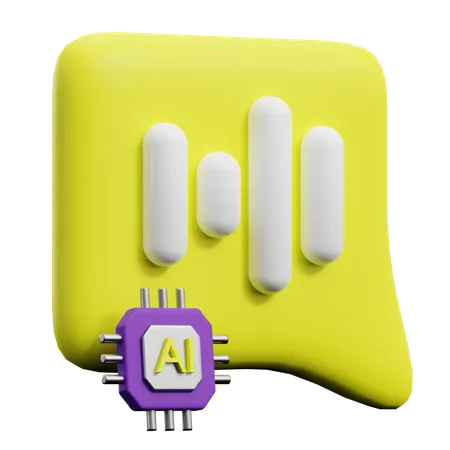 AI Audio  3D Icon