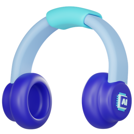 Auriculares ia  3D Icon