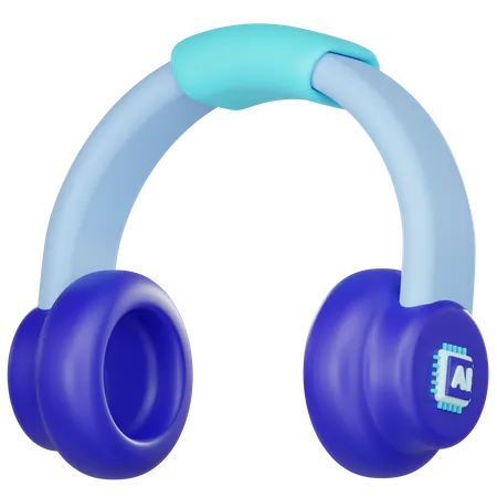 Auriculares ia  3D Icon