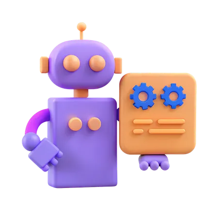 Automação de IA  3D Icon