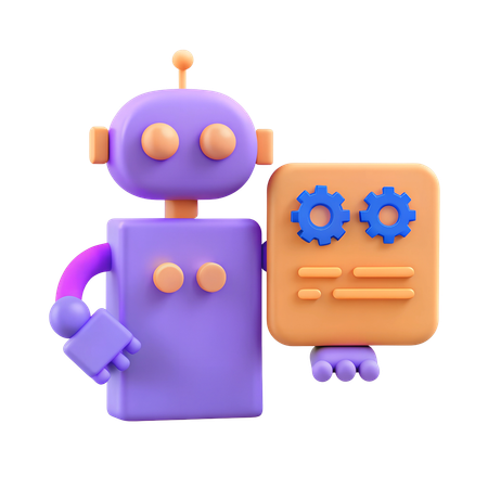 AI Automation  3D Icon