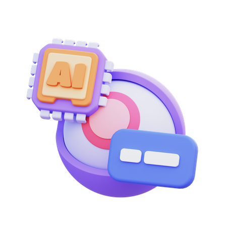 Ai Biometric Eye  3D Icon