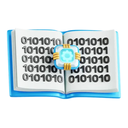 AI Book  3D Icon