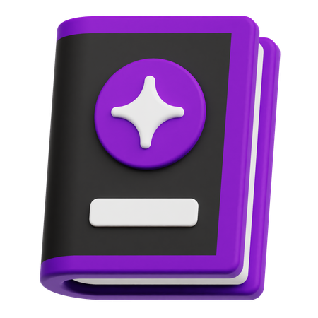 Ai book  3D Icon