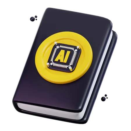 Ai Book  3D Icon