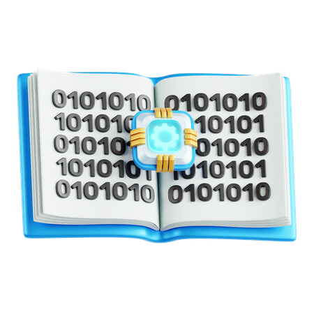 AI Book  3D Icon