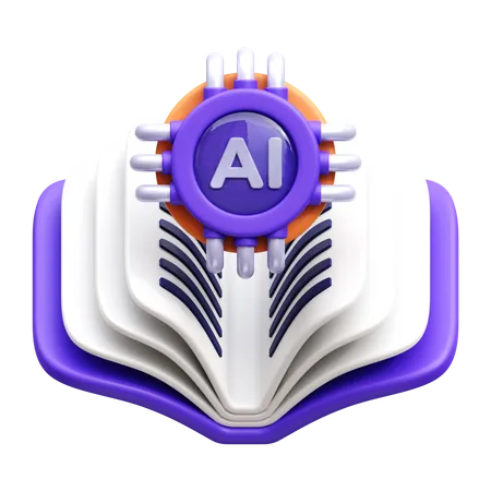 Ai Learning 3 D Illustration Icon 3D Icon