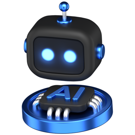 Ai Bot  3D Icon