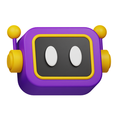 AI Bot  3D Icon