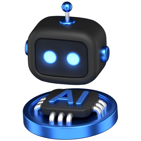 Ai Bot  3D Icon