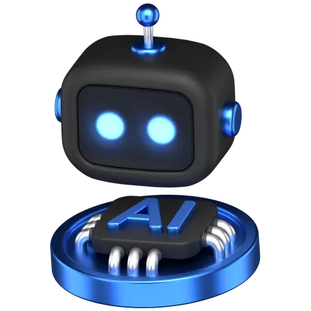 Ai Bot  3D Icon