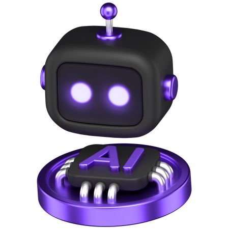 Ai Bot  3D Icon