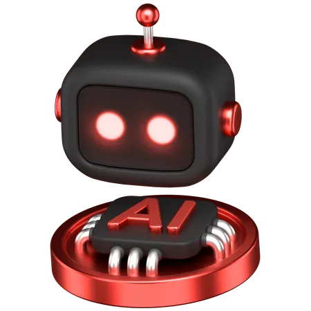 Ai Bot  3D Icon
