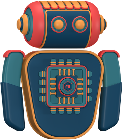 Ai Bot  3D Icon