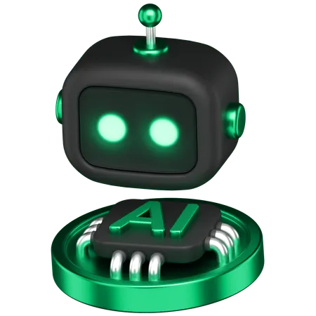 Ai Bot  3D Icon