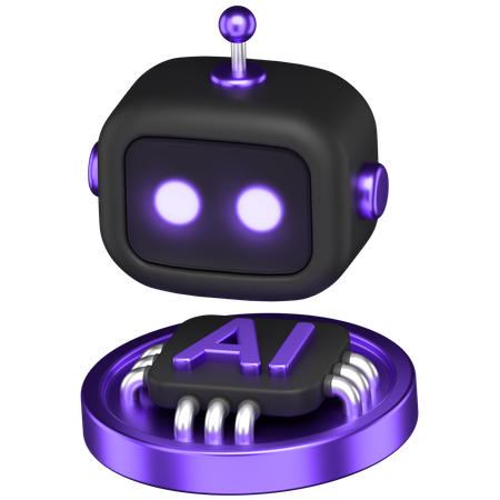 Ai Bot  3D Icon