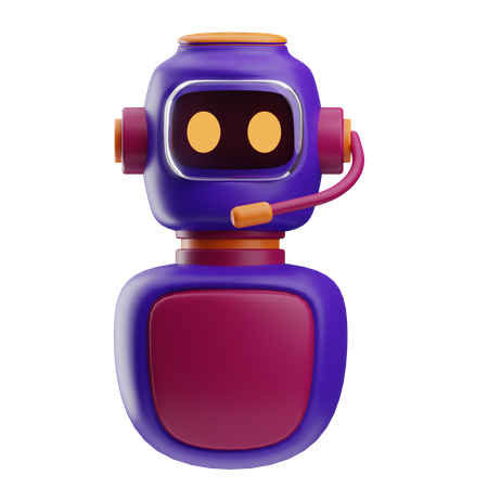 Ai Bot  3D Icon