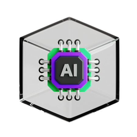 Ai Box  3D Icon