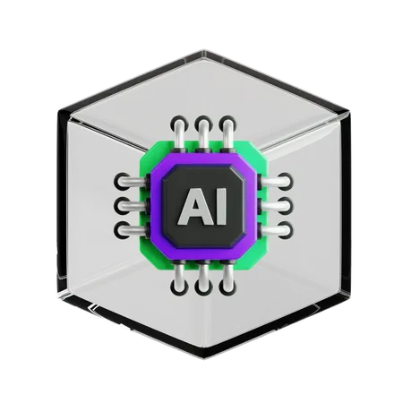 Ai Box  3D Icon