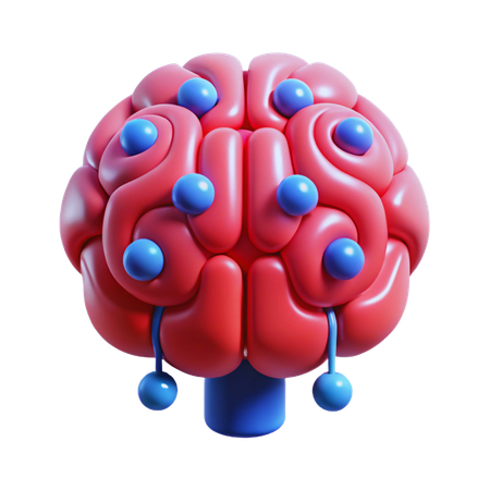 아이 브레인  3D Icon
