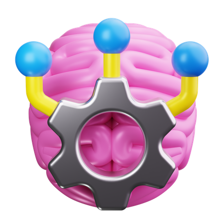 Ai Brain  3D Icon