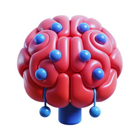 Ai Brain  3D Icon
