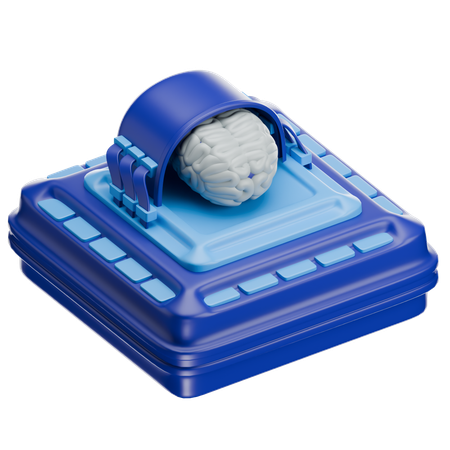 Ai Brain System  3D Icon
