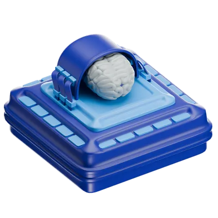 Ai Brain System  3D Icon