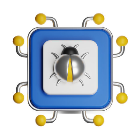 Ai Bug  3D Icon
