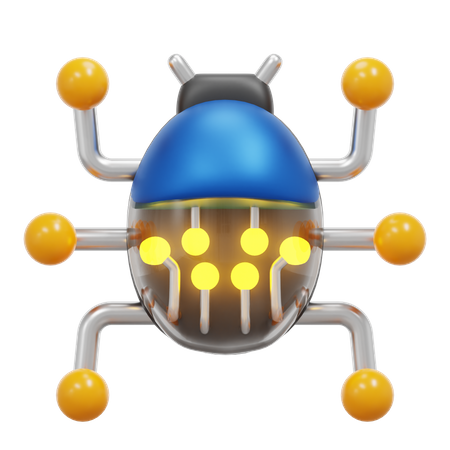 AI BUG  3D Icon