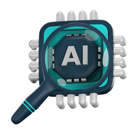 Búsqueda ai  3D Icon