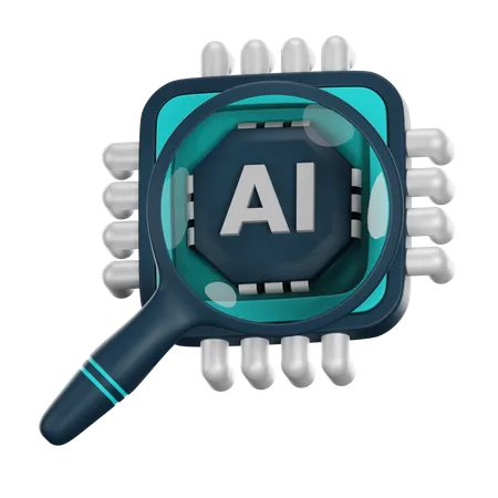 Búsqueda ai  3D Icon