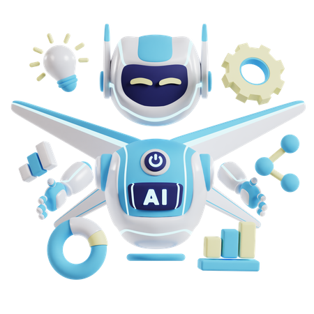 Ai Business Analyst  3D Illustration