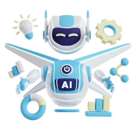 Ai Business Analyst  3D Illustration