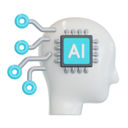 Ai cabeça  3D Icon