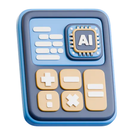 Ai Calculator  3D Icon